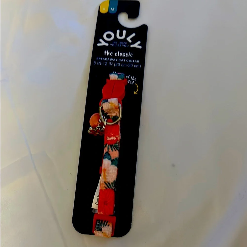 Youly The Classic Hawaiian Charm Breakaway Cat Collar (S/M)